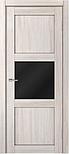 Двери межкомнатные экошпон MDF-Techno DOMINIKA КЛАССИК 806 Черное стекло, фото 5
