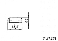 7.31.151 - Штифт (вес:0,003кг)