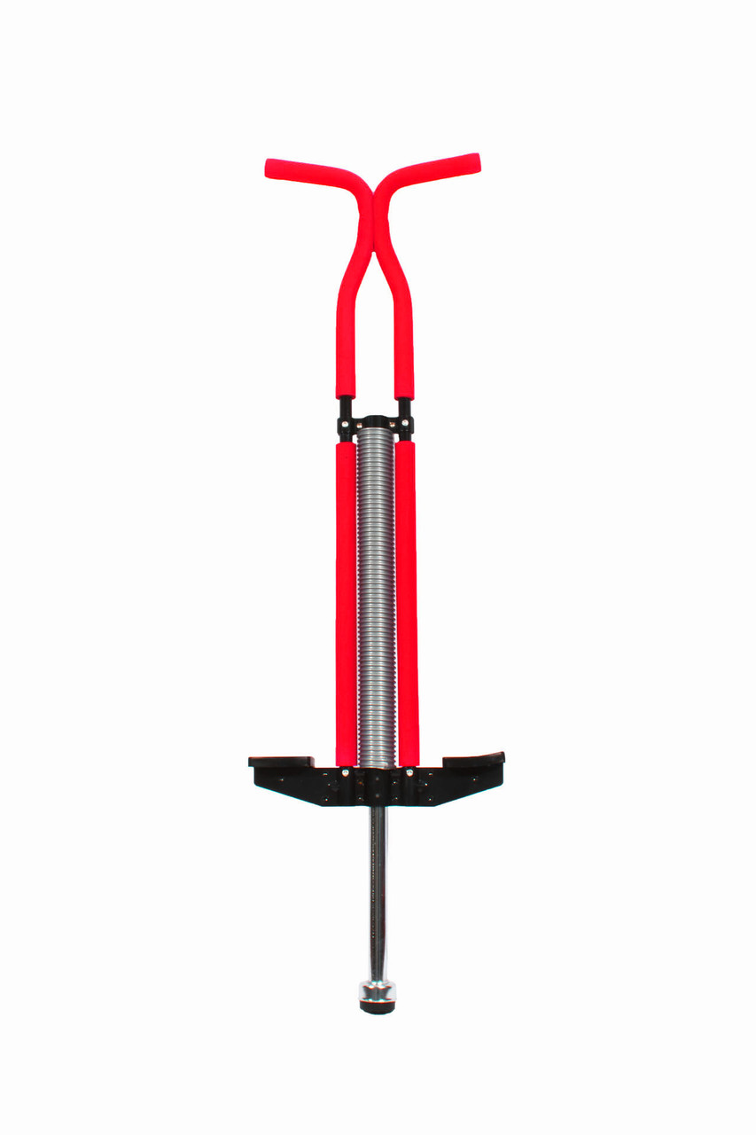 Погостик тренажер-кузнечик  Pogo Stick ECOBALANCE MAXI 30-55 кг, красный