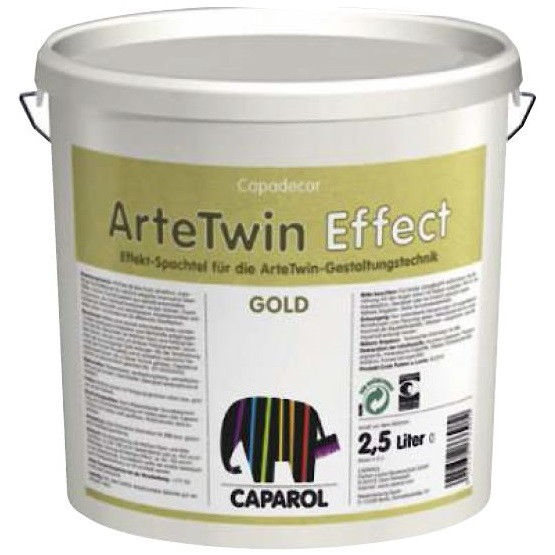 Caparol ArteTwin Effect Gold - декоративное настенное покрытие, 2,5л.