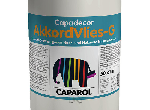 Стеклянный флизелин для армирования - Caparol Capadecor AkkordVlies G 50m x 1m - фото 1 - id-p4996158