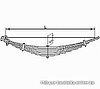 Рессора 509-2912012-13 МАЗ-509 задняя (15 листов) L=1846мм, фото 3