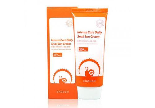 ENOUGH Солнцезащитный крем с муцином улитки Intense Care Daily Snail Sun Cream SPF50+PA+++