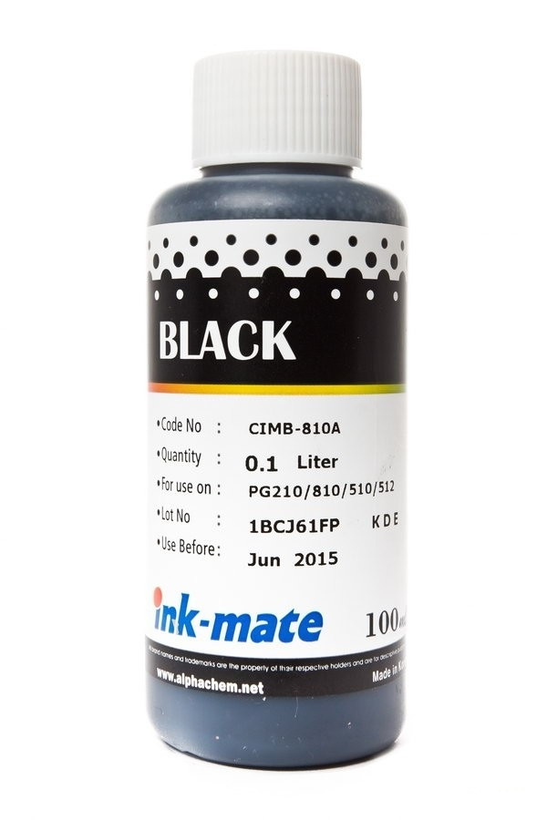 Чернила CIMB-810A (для Canon PIXMA iP2700/ MG2440/ MP230) Ink-Mate, чёрные, 100 мл - фото 1 - id-p7539540