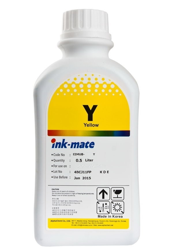 Чернила EIMB-200Y (для Epson L100/ L120/ L132/ L210/ L222/ L310) Ink-Mate, жёлтые, 500 мл