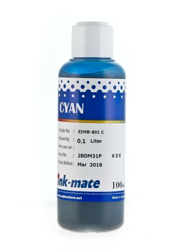 Чернила EIMB-801C (для Epson L800/ L805/ L810/ L850/ L1800) Ink-Mate, голубые, 100 мл