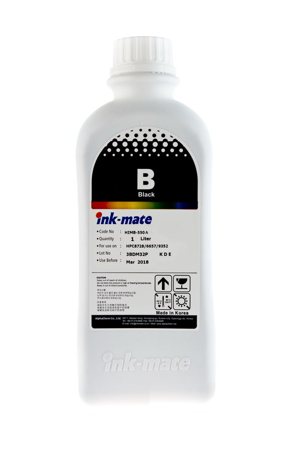 Чернила HIMB-550A (для HP OfficeJet Pro L7480/ L7680/ L7780/ K8600) Ink-Mate, чёрные, 1 л