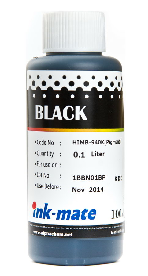 Чернила HIMB-940A (для HP OfficeJet 6100/ 6700/ Pro 8500/ 8600) Ink-Mate, чёрные, 100 мл - фото 1 - id-p58734212