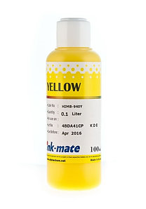Чернила HIMB-940Y (для HP OfficeJet 6100/ 6700/ Pro 8500/ 8600) Ink-Mate, жёлтые, 100 мл