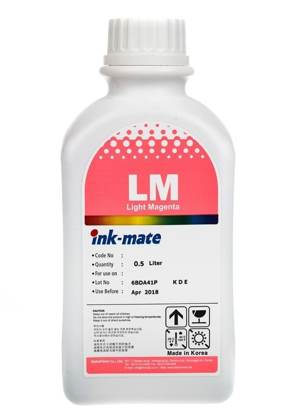 Чернила HIMB-960LM (для HP DesignJet 10/ 30/ 50/ 90/ 120/ 130) Ink-Mate, светло-пурпурные, 500 мл