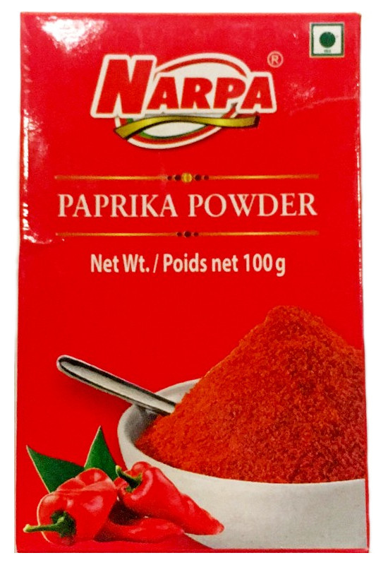 Паприка молотая Narpa Paprika Powder, 100г – пикантная приправа из сладкого перца