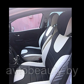 Чехлы для Renault Kaptur (16-) Экокожа