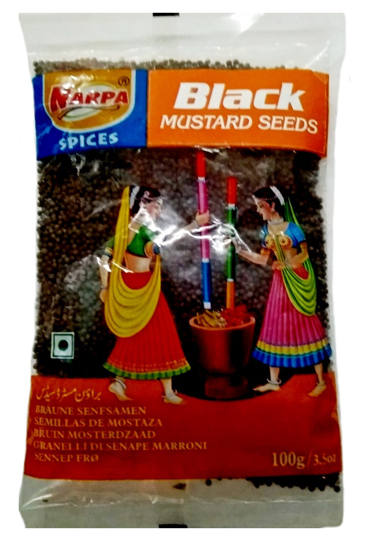Семена черной горчицы (Narpa Black Mustard Seed), 100г – полезная специя
