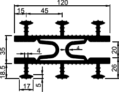 Гидрошпонка ТАРАКАН-120