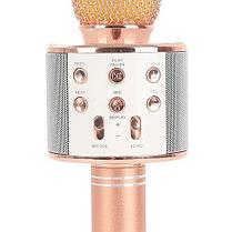 Беспроводной караоке-микрофон WSTER WS-858 (оригинал) Розовый, фото 2