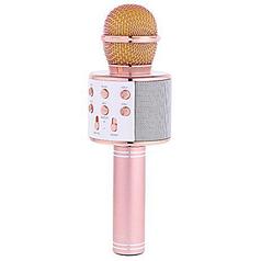 Беспроводной караоке-микрофон WSTER WS-858 (оригинал) Розовый