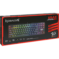 Игровая механическая клавиатура с подсветкой Redragon K 553 RGB Usas RU, Outemu, компактная, 74674