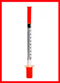 Шприц стерильный инсулиновый S-4, 1 мл