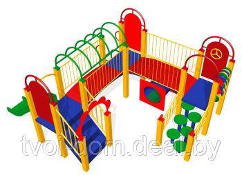 Детский игровой комплекс 3 - фото 1 - id-p5009521