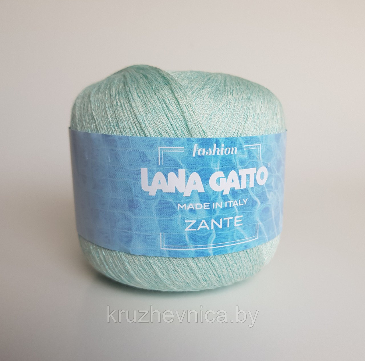 Пряжа Lana Gatto Zante (78% хлопок, 22% полиэстер), 50г/265м, цвет 8635 verdo chiaro