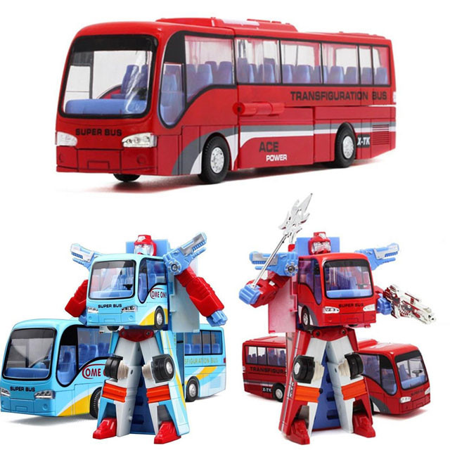 Трансформер Робот-автобус металлический 25008C