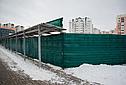 Ткань для ограждения ПП  (зеленая) размер 2,0*50 м., фото 4