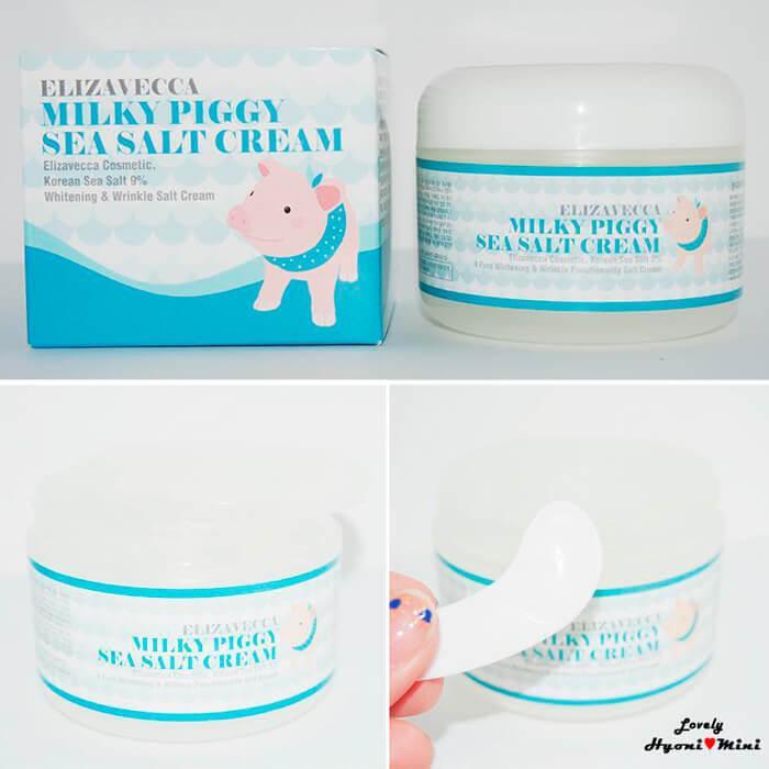 Крем для лица Elizavecca Milky Piggy Sea Salt Cream - фото 3 - id-p98933968