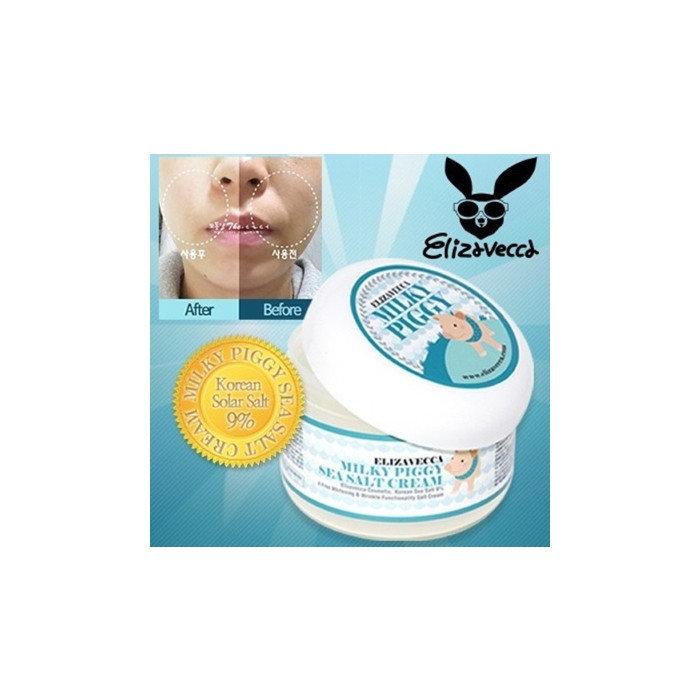 Крем для лица Elizavecca Milky Piggy Sea Salt Cream - фото 4 - id-p98933968