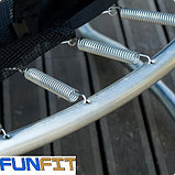 Батут складной FUNFIT 4,35м с защитной сеткой и лестницей, фото 2