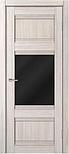 Двери межкомнатные экошпон MDF-Techno DOMINIKA КЛАССИК 818 Черное стекло, фото 7