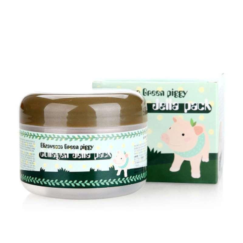 Маска для лица Elizavecca Green Piggy Collagen Jella Pack - фото 1 - id-p98935338