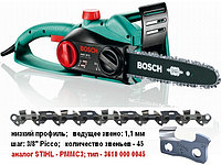 Пила цепная электрическая BOSCH AKE 30 S шина 30 см (12"), 3/8" LP, 1.1 мм (1800 Вт)