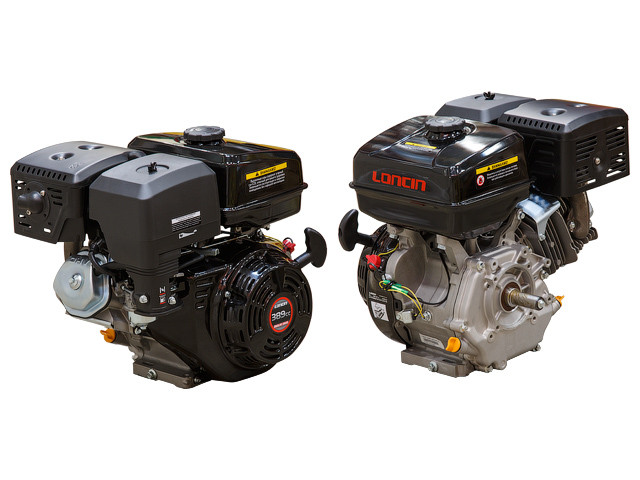 Двигатель бензиновый LONCIN G390F (цилиндрический вал диам. 25 мм.) (Макс. мощность: 13 л.с, Цилиндр. вал д.25 - фото 1 - id-p98935147