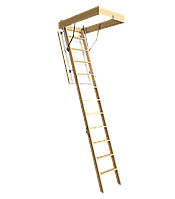 Лестница деревянная складная DÖCKE PREMIUM 70х120х300