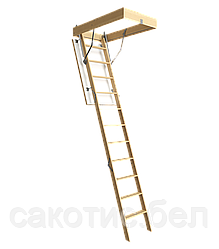 Лестница деревянная складная DÖCKE PREMIUM 70х120х300