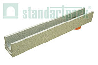 Лоток BetoMax Basic ЛВ-10.14.13 БВ бетонный с вертикальным водоотводом