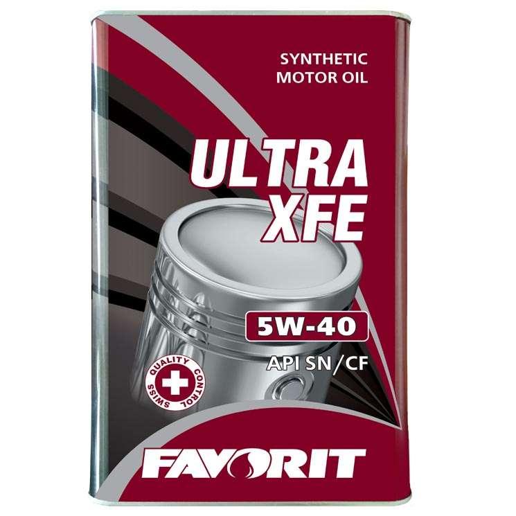 Моторное масло FAVORIT 54706 ULTRA XFE 5W-40 API SN/CF 4л Metal