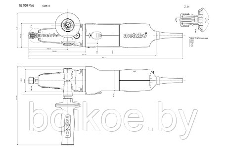 Прямошлифовальная машина Metabo GE 950 G Plus, фото 2