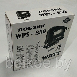 Лобзик электрический WATT WPS-850 (850Вт, пропил до 100 мм), фото 2