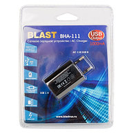 Сетевое зарядное устройство 1А. 1USB BHA-111 черный Blast