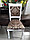 Обеденная группа с круглым столом Гелиос белый+4 стула Ника (тон.белый, ткань 3 категории), фото 3