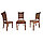 Обеденная группа с круглым столом Гелиос белый+4 стула Ника (тон.белый, ткань 3 категории), фото 5