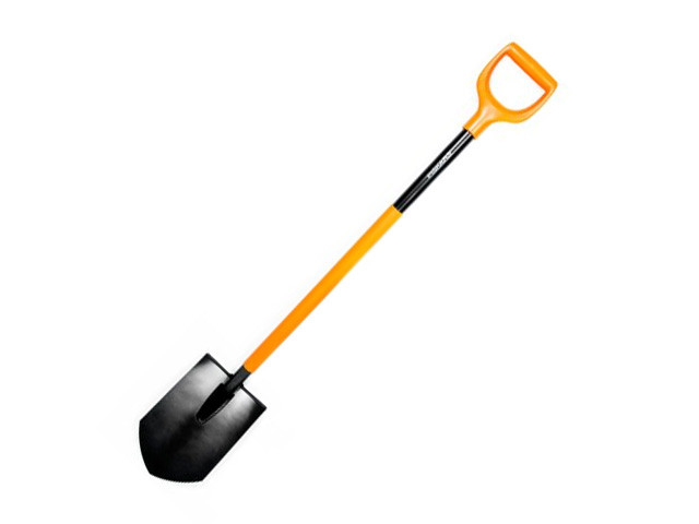 Лопата штыковая FISKARS Solid Plus (Удлиненный черенок длиной 122 см.) (1026662)