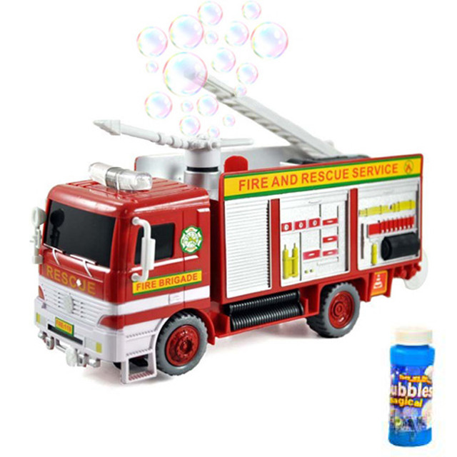 Пожарная машина с мыльными пузырями (свет, звук) B928A - фото 1 - id-p99088190