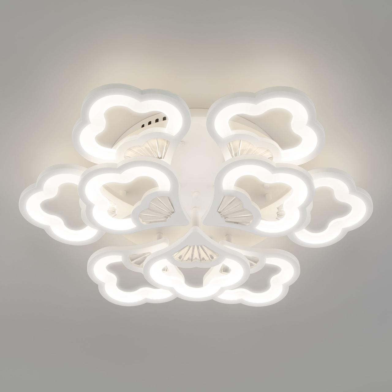 Светодиодный потолочный светильник с пультом управления 90141/9 белый Arctic Eurosvet - фото 1 - id-p99090575