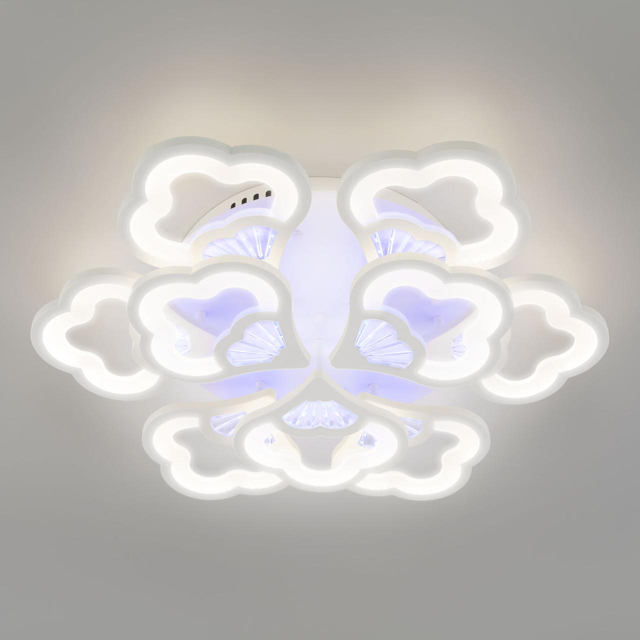 Светодиодный потолочный светильник с пультом управления 90141/9 белый Arctic Eurosvet - фото 2 - id-p99090575