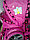 Коляска для кукол с люлькой, коляска-трансформер с сумочкой MELOBO 9333, от 3-х лет, розовая, фото 8
