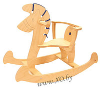 Детская деревянная качалка-каталка 2 Woody (Вуди), деревянная лошадка для детей 00839