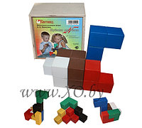 "Кубики Для Всех". Деревянные кубики для детей в деревянной упаковке