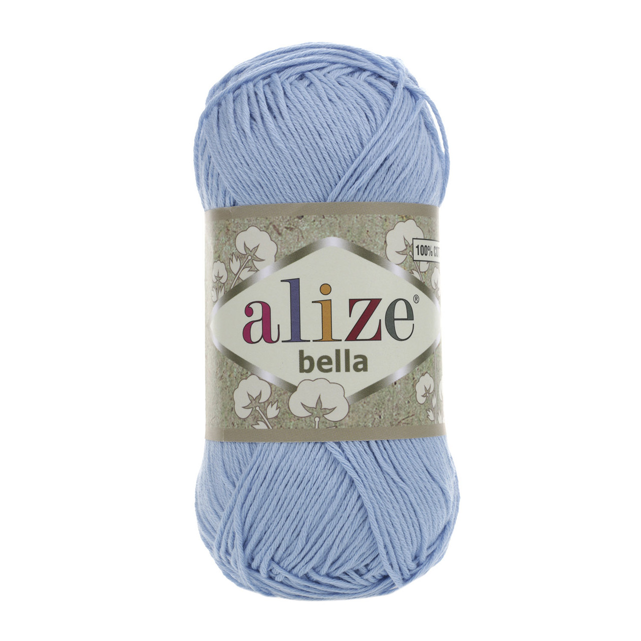 Пряжа Alize Bella (100% хлопок ) цвет 40 голубой